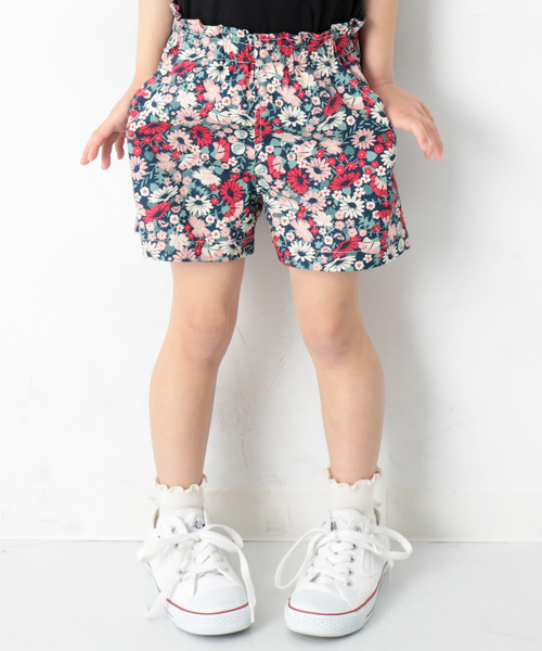 devirock（デビロック）の「総柄ハイウエストフリルショートパンツ（その他パンツ・キッズ・ブラック系その他/ブラック系その他3/ピンク系その他/パープル系その他/ブラック系その他2・150cm/160cm/120cm/130cm/110cm/100cm/140cm）」の5枚目の写真