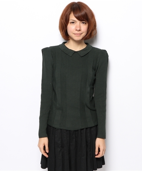 Chico（チコ）の「リブニット（ニット/セーター・レディース・グリーン/オフホワイト/ブルー/ブラック・FREE）」の15枚目の写真