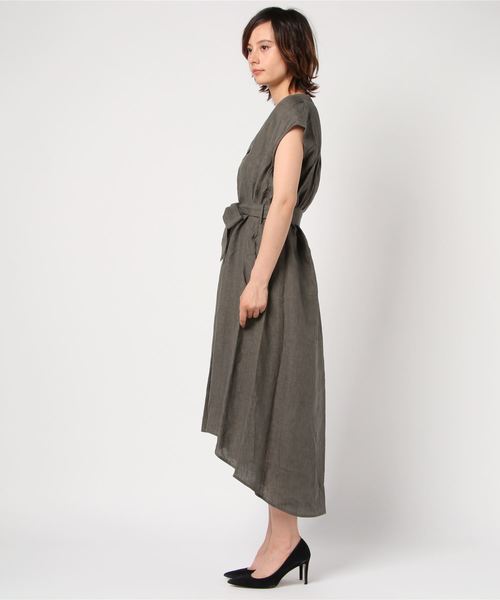 セール Anana ワンピース アナナ リネンスキッパーワンピース ワンピース Anana アナナ のファッション