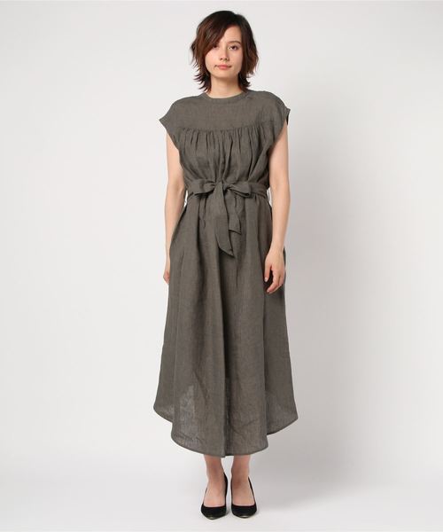 セール Anana ワンピース アナナ リネンスキッパーワンピース ワンピース Anana アナナ のファッション