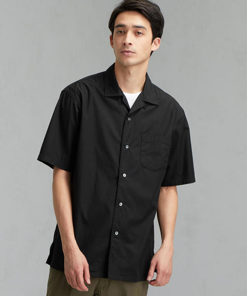 green label relaxing(グリーンレーベルリラクシング)の「CM コットンシルク オープンカラー SS 半袖 シャツ(シャツ/ブラウス・メンズ・ブラック/オレンジ/ターコイズブルー/ロイヤルブルー・S/L/M)」の17枚目の写真