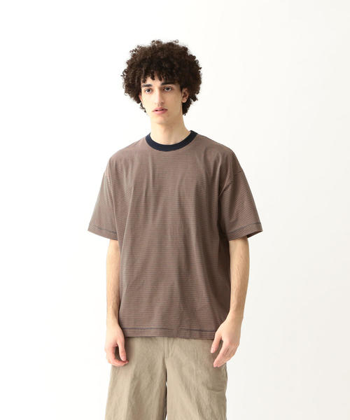 ＜Steven Alan＞ SIRO BORDER SHORT SLEEVE TEE－BOWL/Tシャツ