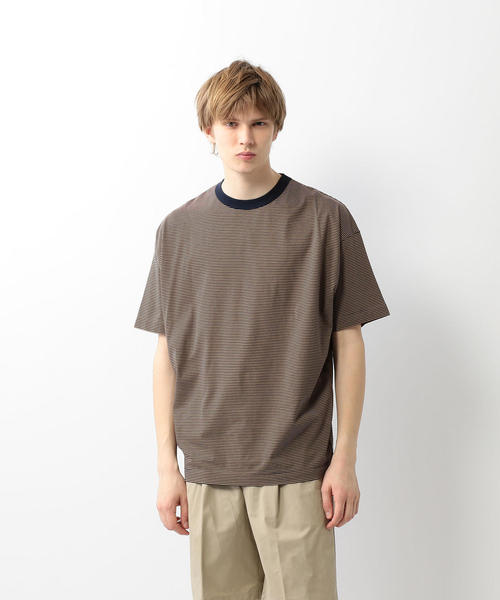 ＜Steven Alan＞ SIRO BORDER SHORT SLEEVE TEE－BOWL/Tシャツ