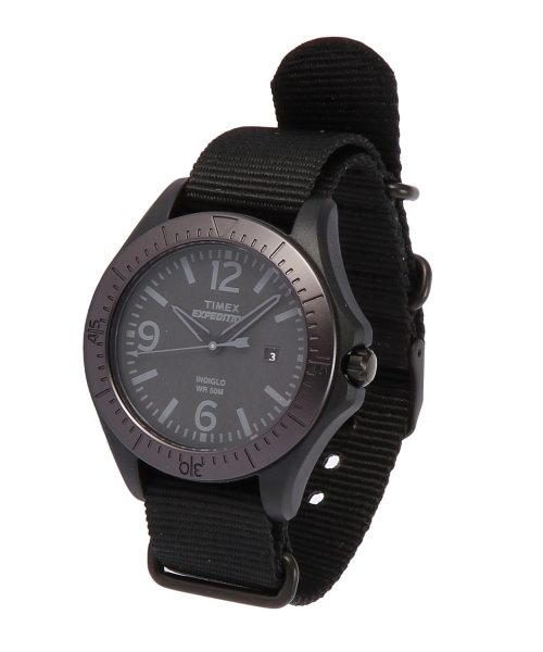 BEAUTY&YOUTH UNITED ARROWS（ビューティーアンドユースユナイテッドアローズ）の「＜TIMEX＞ ALUMINUM CAMPER◆（アナログ腕時計・メンズ・ブラック/オリーブ・ONESIZE）」の2枚目の写真