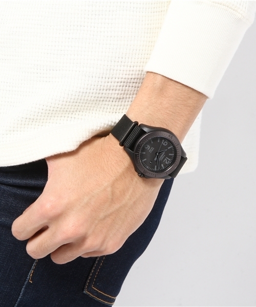 BEAUTY&YOUTH UNITED ARROWS（ビューティーアンドユースユナイテッドアローズ）の「＜TIMEX＞ ALUMINUM CAMPER◆（アナログ腕時計・メンズ・ブラック/オリーブ・ONESIZE）」の9枚目の写真