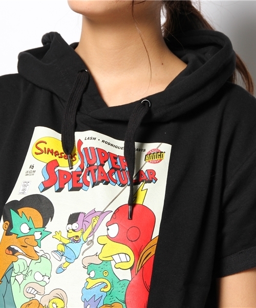 DANCE LB-03（ダンス エルビー・ゼロスリー）の「BARTMAN 14S丈プルオーバー（Tシャツ/カットソー・レディース・ホワイト系/ライトグレー系/ブラック系・FREE）」の7枚目の写真