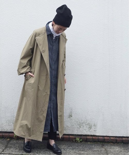 セール】バフピーチ クルーモッズコート◇（ノーカラージャケット