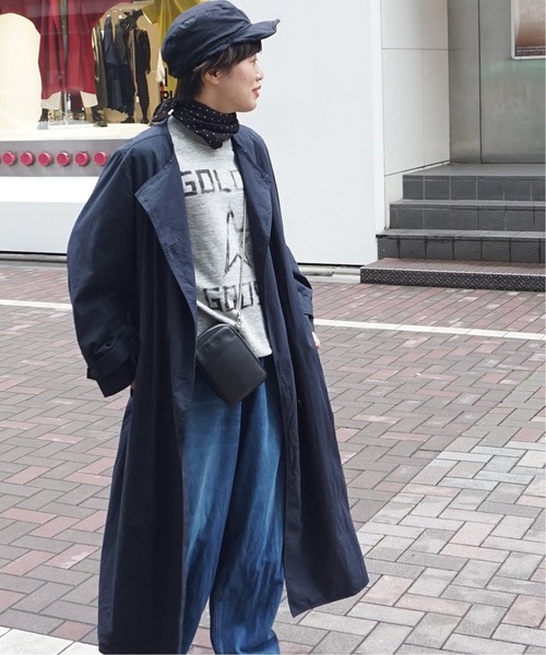 セール】バフピーチ クルーモッズコート◇（ノーカラージャケット