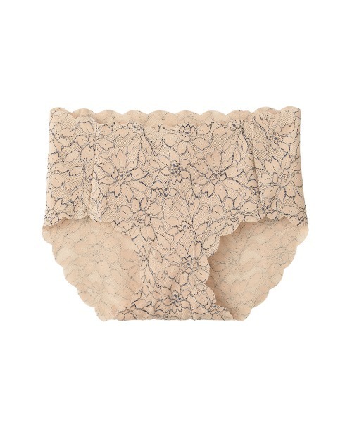 Tuche（トゥシェ）の「【Tuche（トゥシェ）】 LACY AIR　ハーフショーツ（ショーツ・レディース・ナチュラル/ブラック/ミント/ピンク/ボルドー/マスタード/カーキ/オレンジ/ラベンダー/ベージュ/ピンク系その他/クリーム・MEDIUM/LARGE/X-LARGE）」の2枚目の写真