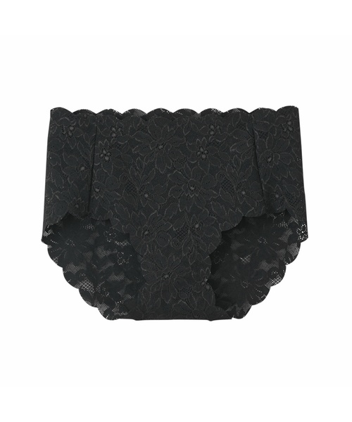 Tuche（トゥシェ）の「【Tuche（トゥシェ）】 LACY AIR　ハーフショーツ（ショーツ・レディース・ナチュラル/ブラック/ミント/ピンク/ボルドー/マスタード/カーキ/オレンジ/ラベンダー/ベージュ/ピンク系その他/クリーム・MEDIUM/LARGE/X-LARGE）」の3枚目の写真