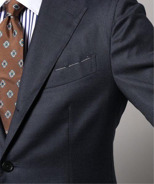 EDIFICE（エディフィス）の「CFT 3ボタン Loro Piana / ロロピアーナ サージ（セットアップ・メンズ・ネイビー/ダークブルー/ブラック/チャコールグレー・50/42/44/46/48）」の19枚目の写真