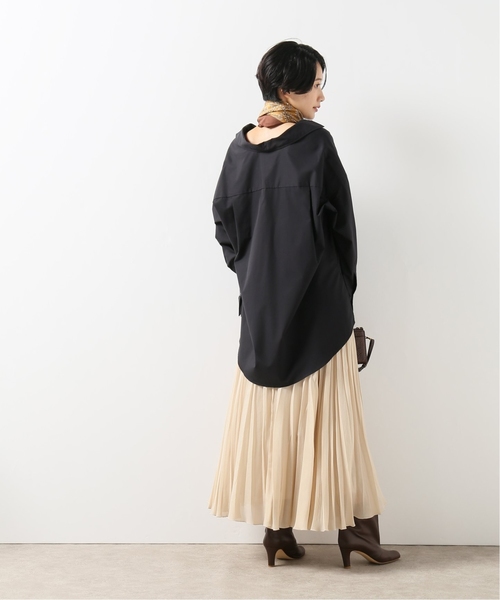 journal standard L'essage(ジャーナルスタンダードレサージュ)の「タイプライタースキッパーシャツ(シャツ/ブラウス・レディース・ブラック/ブルー/キャメル・FREE)」の7枚目の写真