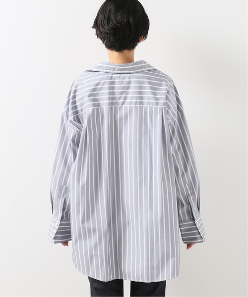 journal standard L'essage(ジャーナルスタンダードレサージュ)の「タイプライタースキッパーシャツ(シャツ/ブラウス・レディース・ブラック/ブルー/キャメル・FREE)」の12枚目の写真
