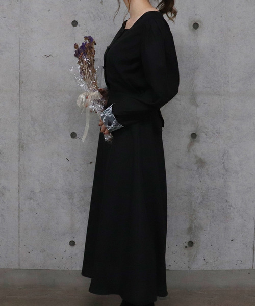 PairPair（ペアペア）の「洋館メイド風ワンピース（ワンピース・レディース・ブラック/カーキ・FREE）」の7枚目の写真