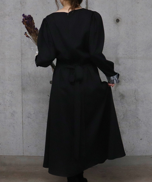 PairPair（ペアペア）の「洋館メイド風ワンピース（ワンピース・レディース・ブラック/カーキ・FREE）」の8枚目の写真