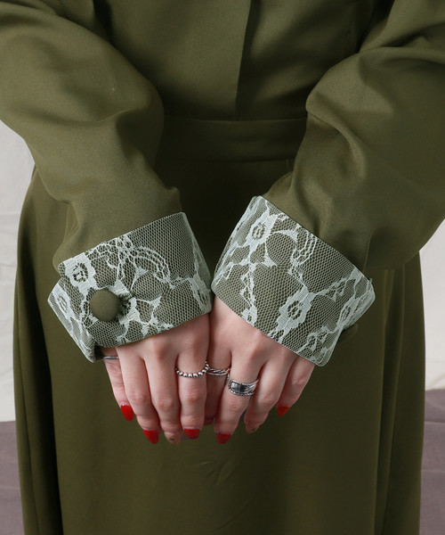 PairPair（ペアペア）の「洋館メイド風ワンピース（ワンピース・レディース・ブラック/カーキ・FREE）」の15枚目の写真