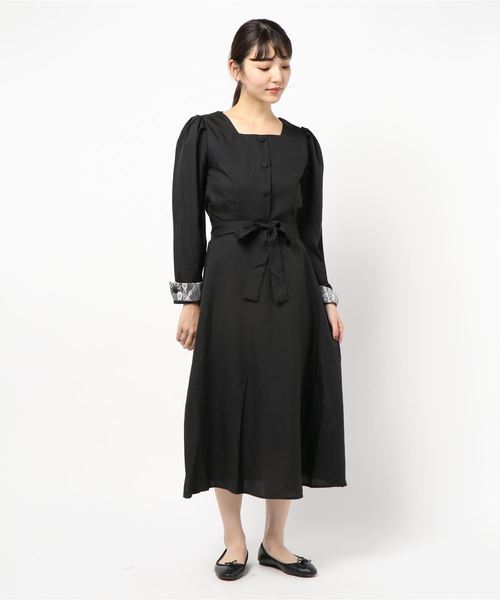 PairPair（ペアペア）の「洋館メイド風ワンピース（ワンピース・レディース・ブラック/カーキ・FREE）」の18枚目の写真