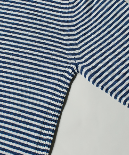 NANO universe（ナノユニバース）の「EXファインメリノボーダーカーデ（カーディガン/ボレロ・メンズ・ブラック/ターコイズブルー/ネイビー・X-LARGE/SMALL/LARGE/MEDIUM）」の17枚目の写真