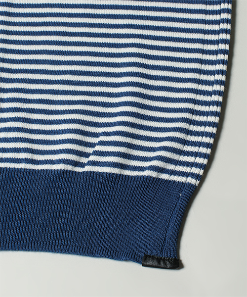 NANO universe（ナノユニバース）の「EXファインメリノボーダーカーデ（カーディガン/ボレロ・メンズ・ブラック/ターコイズブルー/ネイビー・X-LARGE/SMALL/LARGE/MEDIUM）」の16枚目の写真