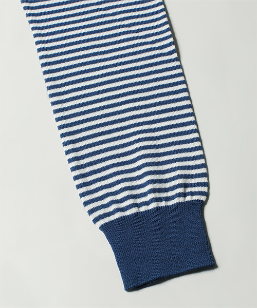 NANO universe（ナノユニバース）の「EXファインメリノボーダーカーデ（カーディガン/ボレロ・メンズ・ブラック/ターコイズブルー/ネイビー・X-LARGE/SMALL/LARGE/MEDIUM）」の14枚目の写真