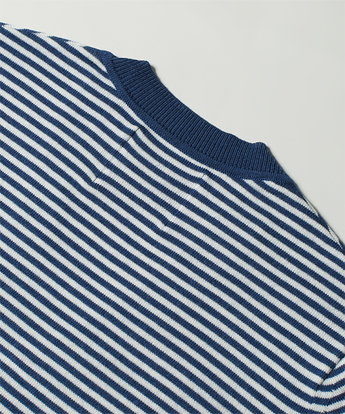 NANO universe（ナノユニバース）の「EXファインメリノボーダーカーデ（カーディガン/ボレロ・メンズ・ブラック/ターコイズブルー/ネイビー・X-LARGE/SMALL/LARGE/MEDIUM）」の13枚目の写真