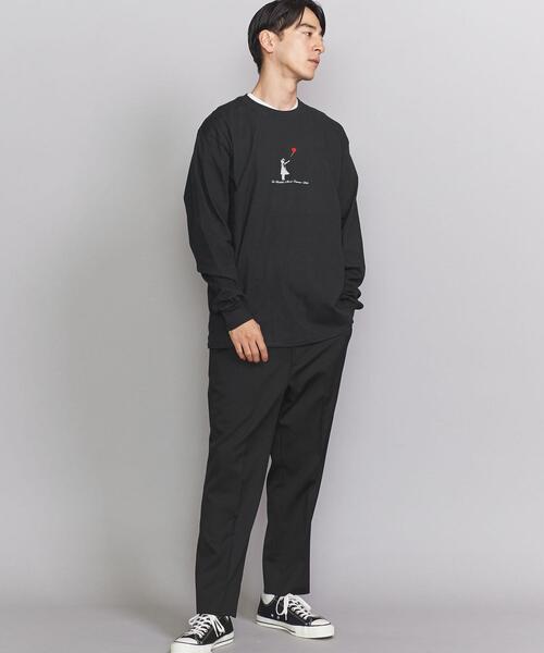 BEAUTY&YOUTH UNITED ARROWS(ビューティーアンドユースユナイテッドアローズ)の「【別注】 <BRANDALISED> GIRL LSL/Tシャツ(Tシャツ/カットソー・メンズ・ブラック/ホワイト・MEDIUM/SMALL/LARGE/X-LARGE)」の12枚目の写真