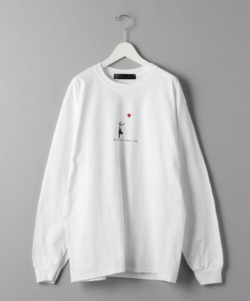 BEAUTY&YOUTH UNITED ARROWS(ビューティーアンドユースユナイテッドアローズ)の「【別注】 <BRANDALISED> GIRL LSL/Tシャツ(Tシャツ/カットソー・メンズ・ブラック/ホワイト・MEDIUM/SMALL/LARGE/X-LARGE)」の7枚目の写真