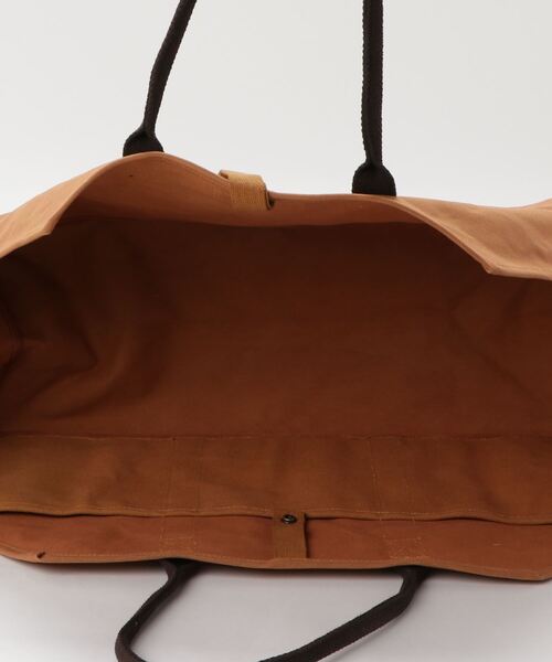 DULTON（ダルトン）の「WAX CANVAS LOG BAG/キャンバス生地 トートバッグ（トートバッグ・メンズ・キャメル/オリーブ・FREE）」の16枚目の写真