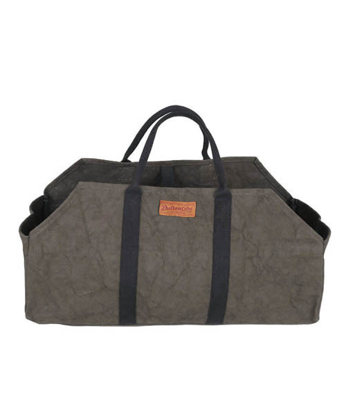 DULTON（ダルトン）の「WAX CANVAS LOG BAG/キャンバス生地 トートバッグ（トートバッグ・メンズ・キャメル/オリーブ・FREE）」の5枚目の写真