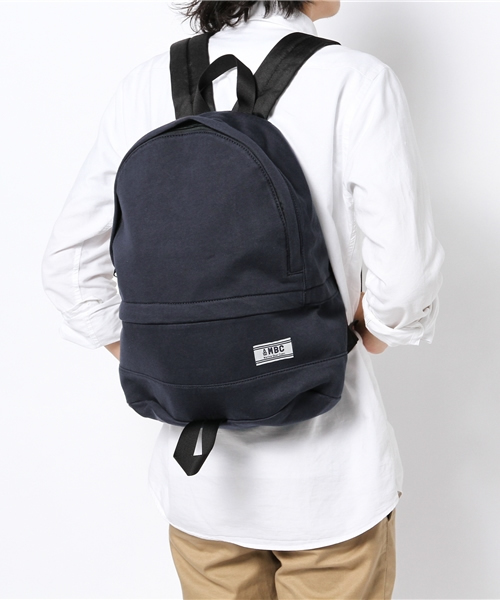 coen（コーエン）の「【MBC】スウェットデイパック（バックパック/リュック・メンズ・ネイビー/グレー・フリー）」の3枚目の写真