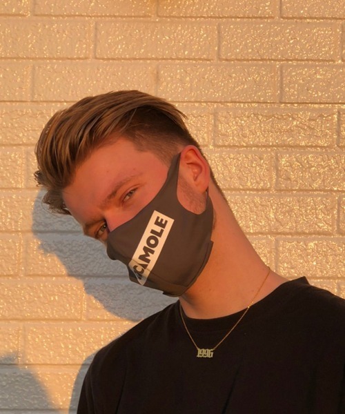 GUACAMOLE（ガカモレ）の「STRETCH MASK  -washable & sustainable- / ストレッチマスク　ウォッシャブル アンド サスティナブル（マスク・レディース・ホワイト×ブラック/ホワイト系その他/グレー×ホワイト/グレー系その他・FREE）」の4枚目の写真