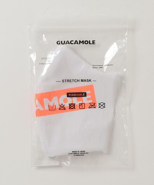 GUACAMOLE（ガカモレ）の「STRETCH MASK  -washable & sustainable- / ストレッチマスク　ウォッシャブル アンド サスティナブル（マスク・レディース・ホワイト×ブラック/ホワイト系その他/グレー×ホワイト/グレー系その他・FREE）」の8枚目の写真