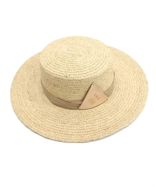 RNA（アールエヌエー）の「E4698 ワイドブリムラフィアHAT（ハット・レディース・ブラック/ナチュラル・FREE）」の11枚目の写真