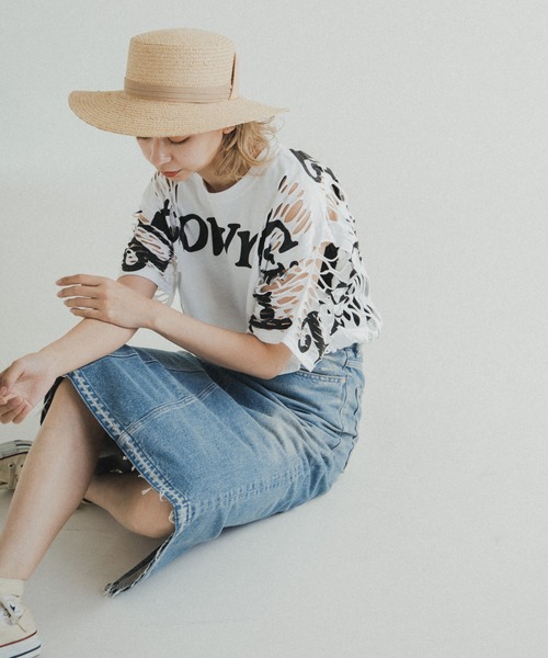 RNA（アールエヌエー）の「E4698 ワイドブリムラフィアHAT（ハット・レディース・ブラック/ナチュラル・FREE）」の10枚目の写真