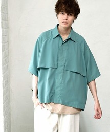 UP START | トレンチデザインビッグシャツ(シャツ/ブラウス)