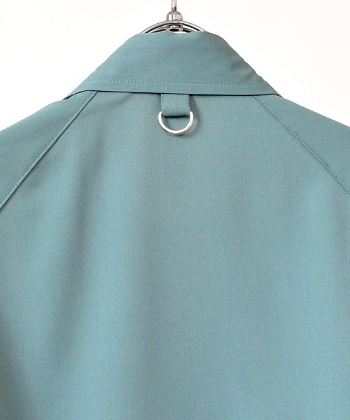 UP START（アップスタート）の「トレンチデザインビッグシャツ（シャツ/ブラウス・メンズ・ブラック/ベージュ/グリーン・MEDIUM/LARGE/X-LARGE）」の17枚目の写真