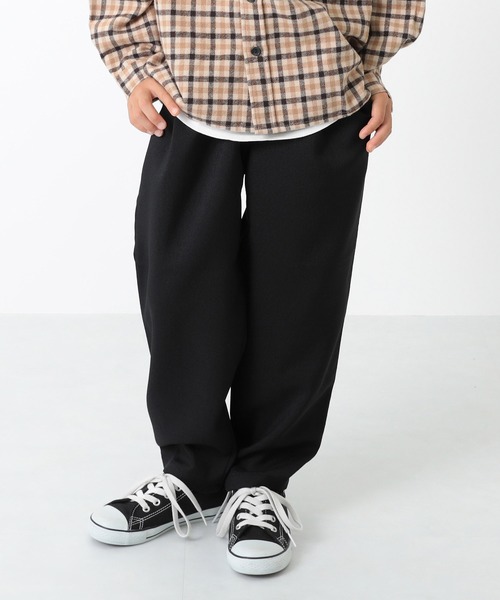 devirock(デビロック)の「スラックスパンツ(その他パンツ・キッズ・ブラック/ダークブラウン/ダークパープル/チャコール・120cm/130cm/140cm/150cm/160cm/110cm/100cm)」の2枚目の写真