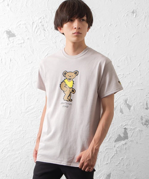 MinoriTY(マイノリティ)の「【Grateful Dead】 ダンシングベア(大)プリントTシャツ(Tシャツ/カットソー・メンズ・ホワイト/ライトグレー/ブラック・M/L/XL)」の3枚目の写真