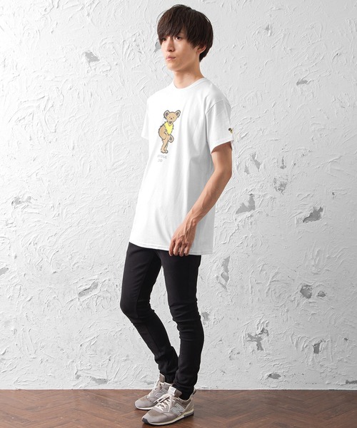 Grateful Dead】 ダンシングベア（大）プリントTシャツ（Tシャツ