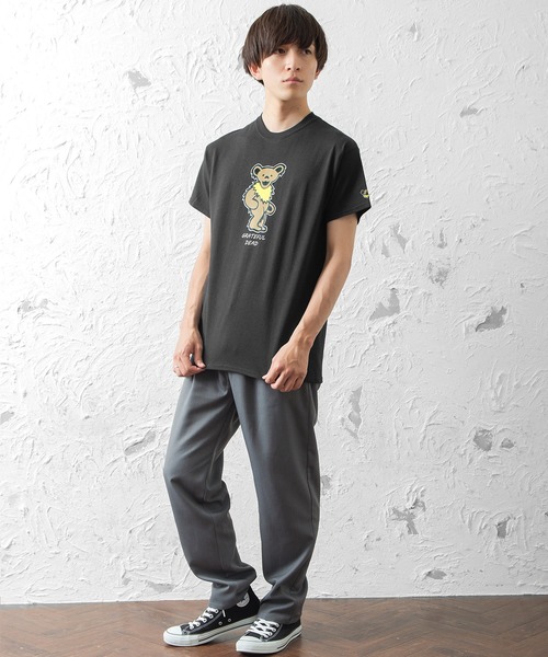 MinoriTY(マイノリティ)の「【Grateful Dead】 ダンシングベア(大)プリントTシャツ(Tシャツ/カットソー・メンズ・ホワイト/ライトグレー/ブラック・M/L/XL)」の16枚目の写真