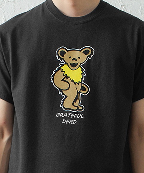 MinoriTY(マイノリティ)の「【Grateful Dead】 ダンシングベア(大)プリントTシャツ(Tシャツ/カットソー・メンズ・ホワイト/ライトグレー/ブラック・M/L/XL)」の5枚目の写真
