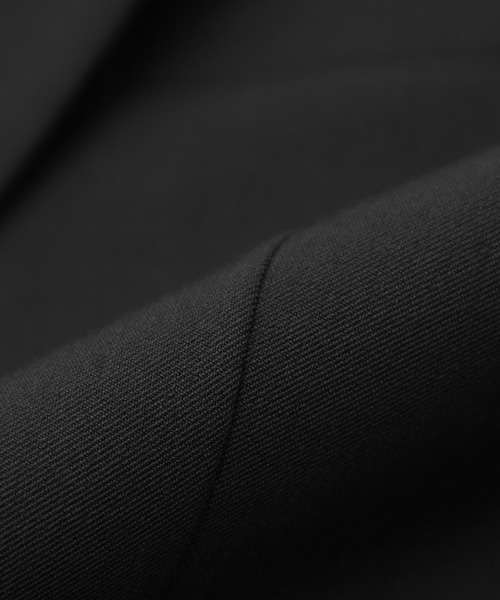 STUDIOUS(ステュディオス)の「【STUDIOUS】NIFTEC ストレッチダブルジャケット(テーラードジャケット・メンズ・ブラック/ブラウン・2/3/1)」の4枚目の写真