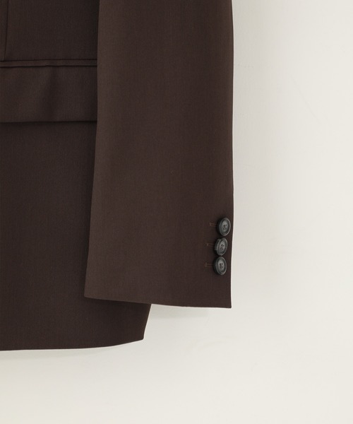 STUDIOUS(ステュディオス)の「【STUDIOUS】NIFTEC ストレッチダブルジャケット(テーラードジャケット・メンズ・ブラック/ブラウン・2/3/1)」の21枚目の写真
