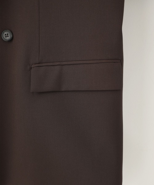 STUDIOUS(ステュディオス)の「【STUDIOUS】NIFTEC ストレッチダブルジャケット(テーラードジャケット・メンズ・ブラック/ブラウン・2/3/1)」の18枚目の写真