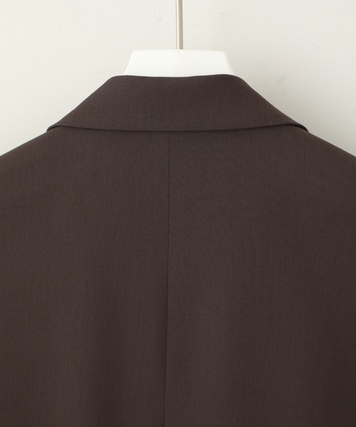 STUDIOUS(ステュディオス)の「【STUDIOUS】NIFTEC ストレッチダブルジャケット(テーラードジャケット・メンズ・ブラック/ブラウン・2/3/1)」の7枚目の写真