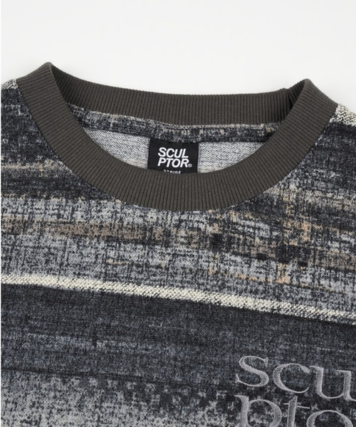 SCULPTOR（スカルプター）の「OMBRER STRIPE L/S TEE/オンブレ