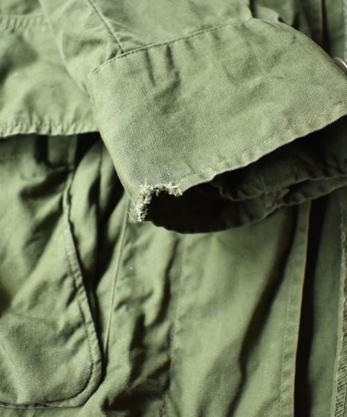 VINTAGE（ヴィンテージ）の「【ヴィンテージ古着】60's ミリタリー U.S.ARMY ジャングルファティーグジャケット ノンリップ（ミリタリージャケット・メンズ・カーキ・SMALL）」の9枚目の写真
