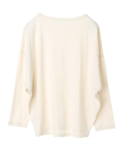 AMERICAN HOLIC(アメリカンホリック)の「クルーネックコクーンカットプルオーバー *(Tシャツ/カットソー・レディース・パープル/ネイビー/ブラウン/オフホワイト/ブルー/アイボリー/ホワイト系その他4/ブルー系その他2・M/L)」の14枚目の写真