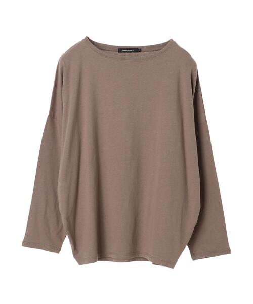 AMERICAN HOLIC(アメリカンホリック)の「クルーネックコクーンカットプルオーバー *(Tシャツ/カットソー・レディース・パープル/ネイビー/ブラウン/オフホワイト/ブルー/アイボリー/ホワイト系その他4/ブルー系その他2・M/L)」の20枚目の写真