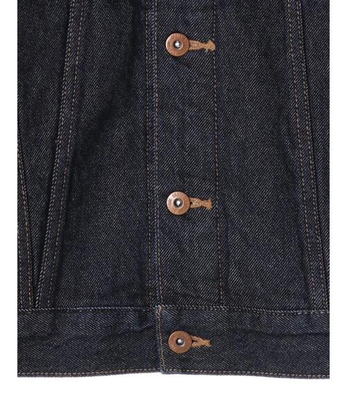CRAFT STANDARD BOUTIQUE(クラフトスタンダードブティック)の「Gジャン(デニムジャケット・メンズ・インディゴブルー/ワンウォッシュ・L/M)」の9枚目の写真